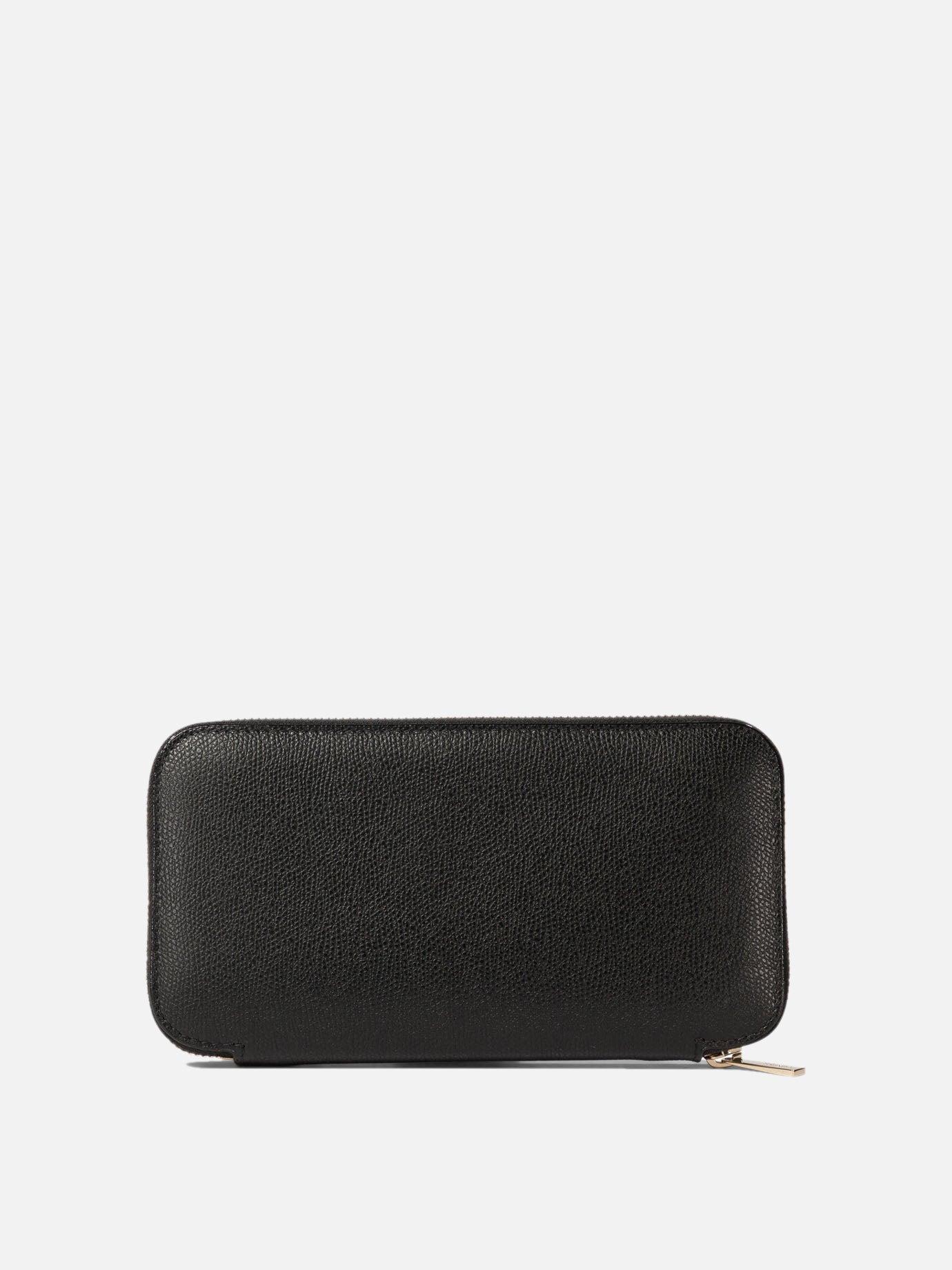 Valextra "10 CC" wallet with zip Black