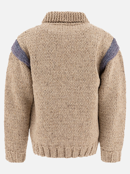 Visvim "Cowichan" sweater 18571620_3 Beige 2
