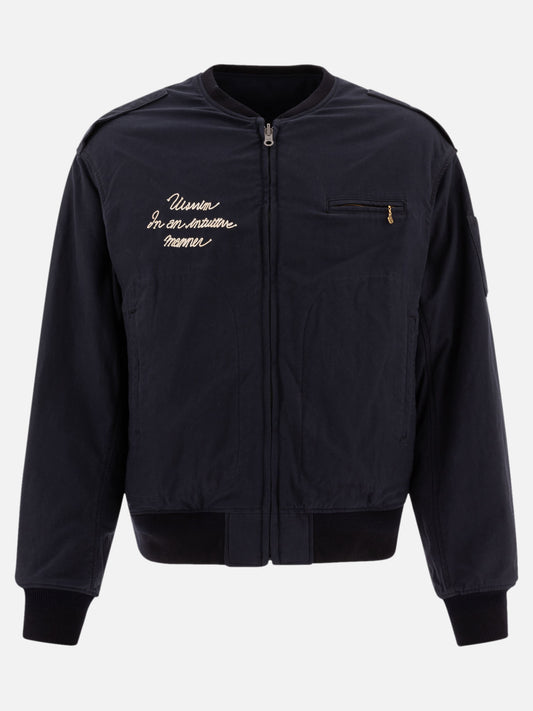 Bomber Solid colour  Blu - Visvim Uomo | PLP | VIETTI Online Store 
