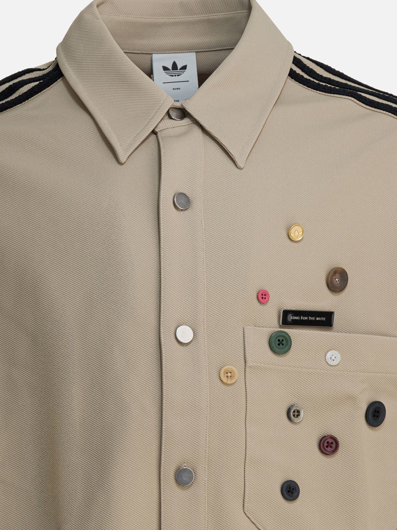 Giacche overshirt Embroidered  Beige - Adidas Originals Uomo | PDP | VIETTI Online Store | thumbnail_3