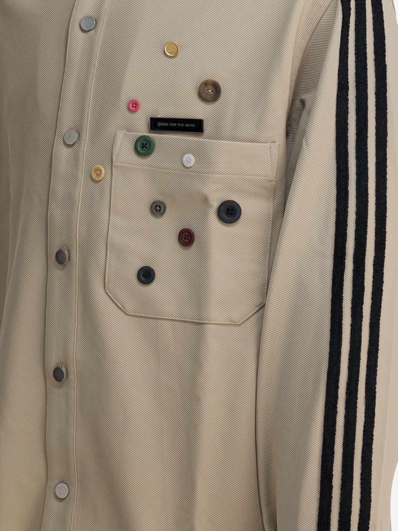 Giacche overshirt Embroidered  Beige - Adidas Originals Uomo | PDP | VIETTI Online Store | thumbnail_4