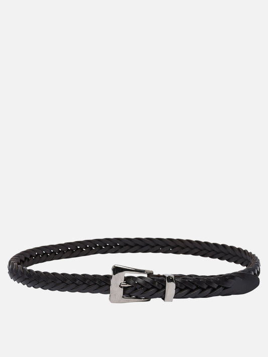 Adriano Meneghetti "Ellar" leather belt Brown

