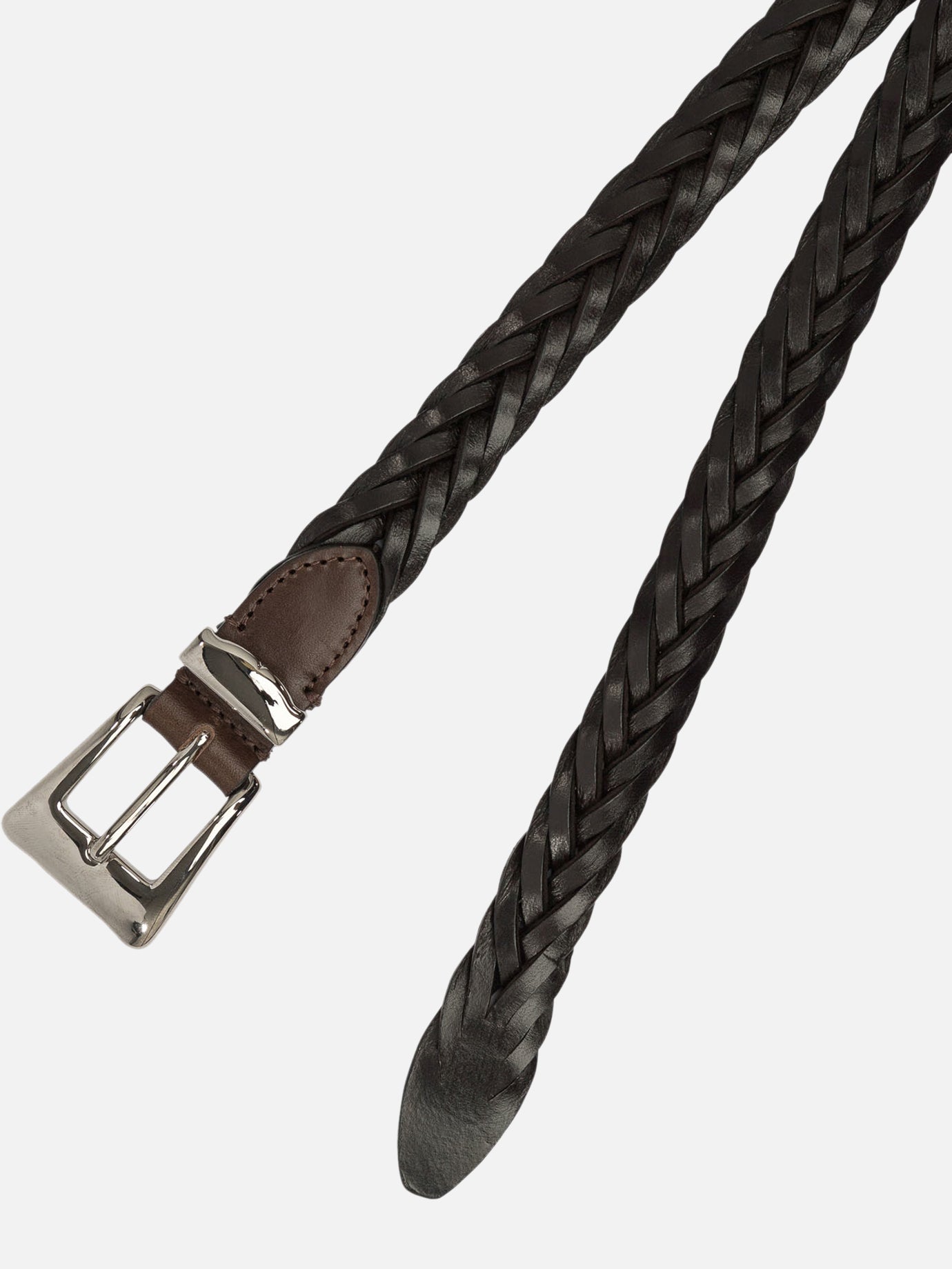 Leather belts 100% leather  Brown - Adriano Meneghetti Men | PDP | VIETTI Online Store | Zoom-Modal_2
