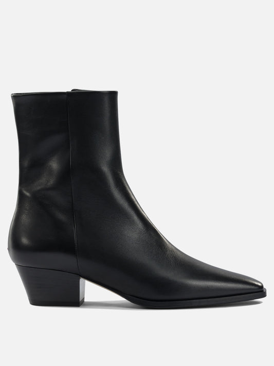 Stivaletti con zip 100% leather - 70% leather 30% rubber  Nero - Aeyde Donna | PDP | VIETTI Online Store 
