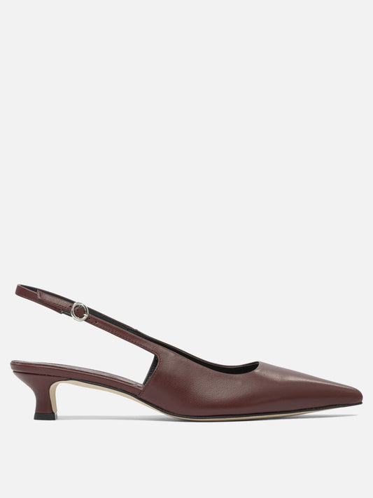 Slingback 100% leather - 70% leather 30% rubber  Bordeaux - Aeyde Donna | PLP | VIETTI Online Store 
