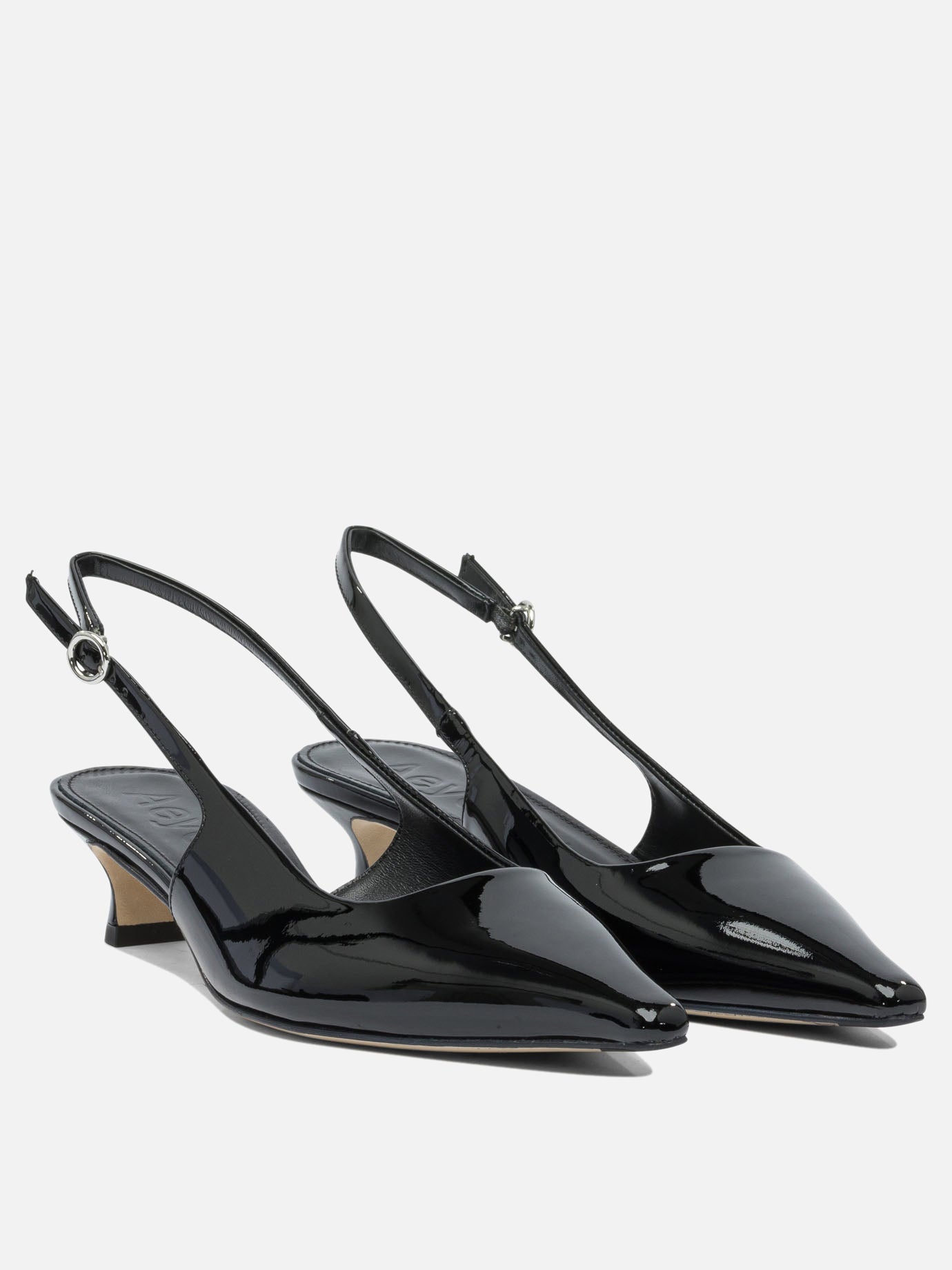 Slingback 100% leather - 70% leather 30% rubber  Nero - Aeyde Donna | PDP | VIETTI Online Store | Zoom-Modal_2
