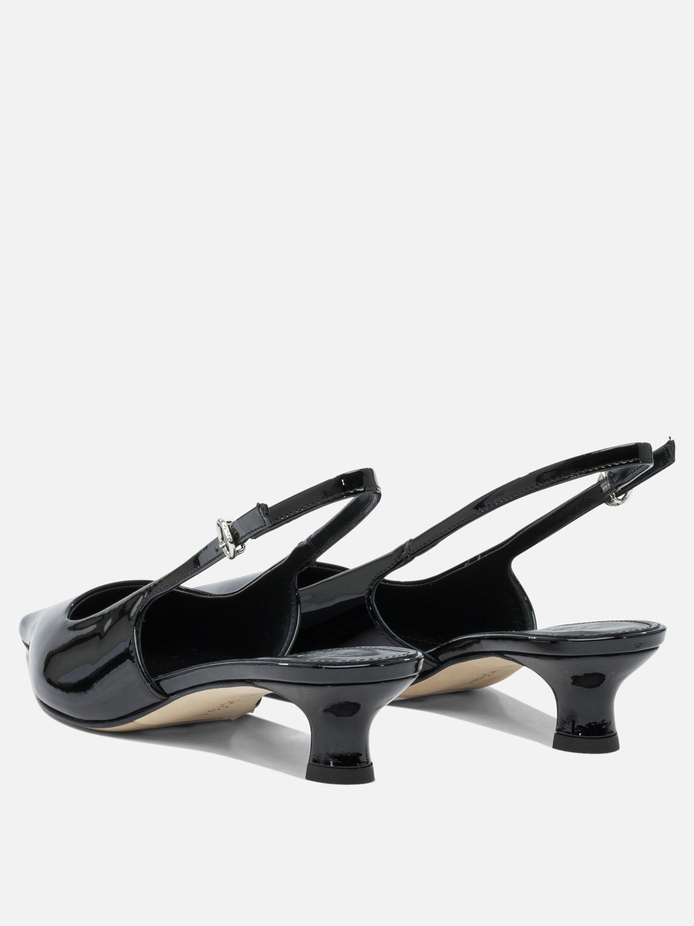 Slingback 100% leather - 70% leather 30% rubber  Nero - Aeyde Donna | PDP | VIETTI Online Store | thumbnail_4