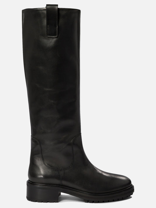 Al ginocchio 100% leather - 100% rubber  Nero - Aeyde Donna | VIETTI Online Store 
