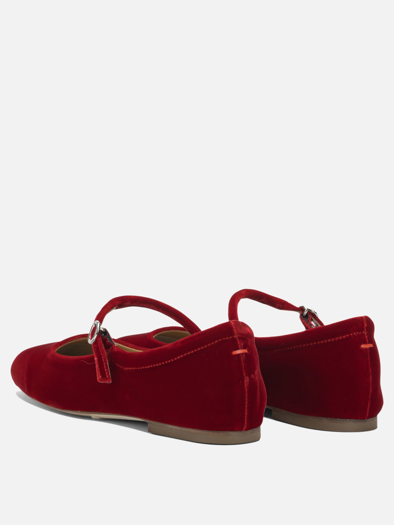 Ballerine Mary Jane 100% velvet - 100% leather  Rosso - Aeyde Donna | PDP | VIETTI Online Store | Zoom-Modal_4
