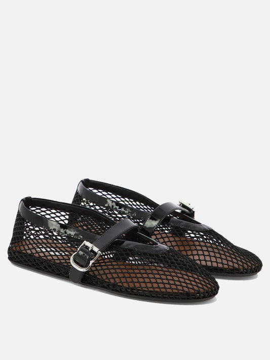 Ballerine Mary Jane 90% polyamide 10% calf leather - 100% rubber  Nero - Alaïa Donna | PLP | VIETTI Online Store | 2
