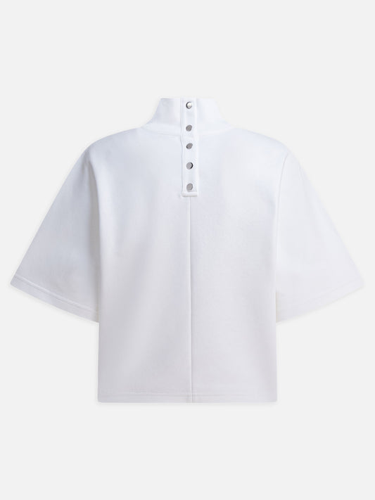 Alaïa T-shirt con collo alto 10345556_36 White 2