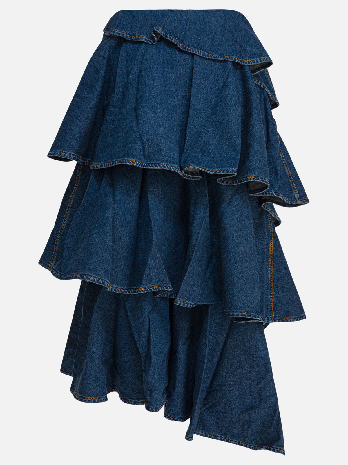 Alaïa Spiral skirt Blue