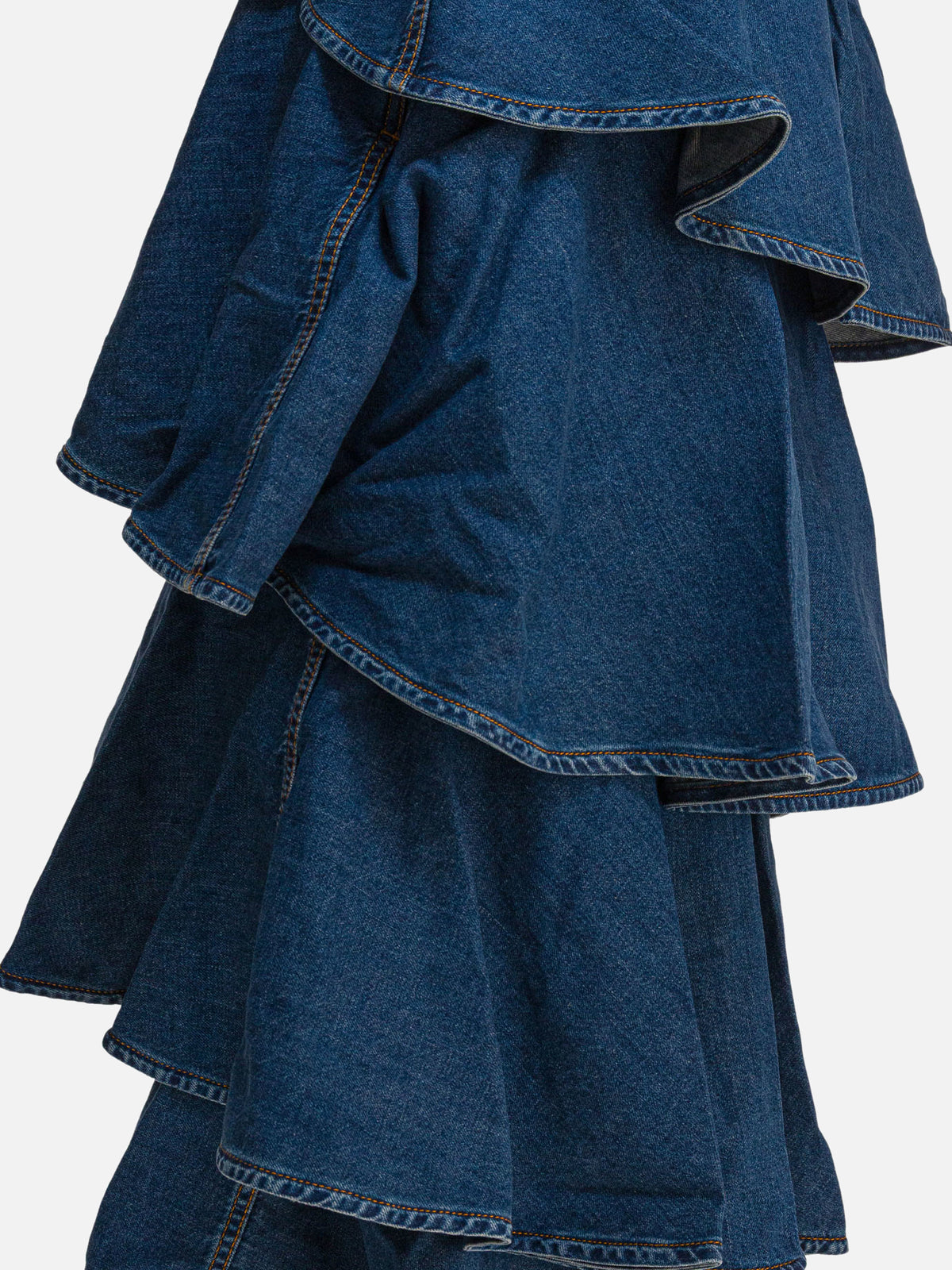 Alaïa Spiral skirt Blue
