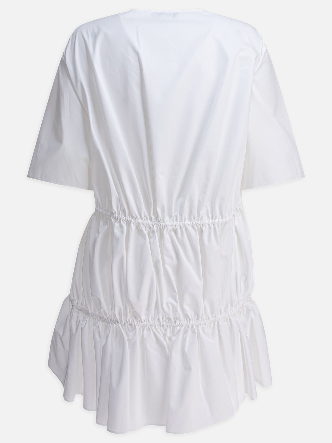 Alaa Cotton poplin dress White - Women | VIETTI Online Store Alaa Cotton poplin dress White - Women | VIETTI Online Store