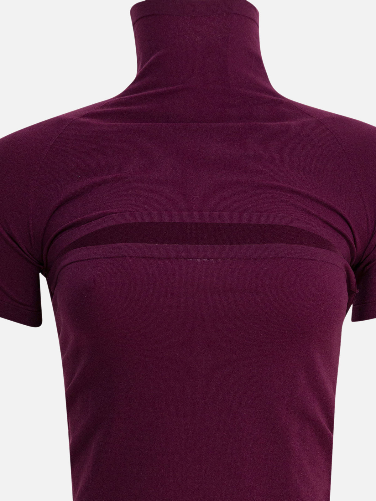 Alaïa Cut-out bodycon dress Bordeaux