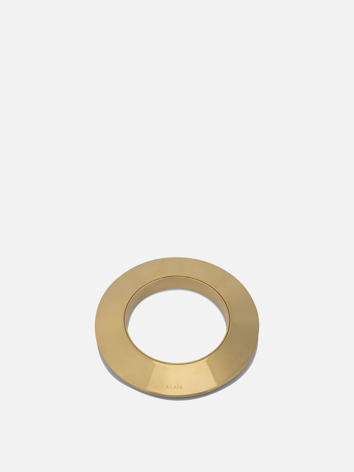 Alaïa "Blade" rigid bracelet Gold
