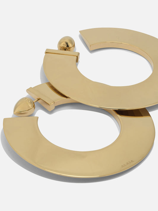 Earrings 95% aluminum 5% brass  Gold - Alaïa Women | PLP | VIETTI Online Store | 2
