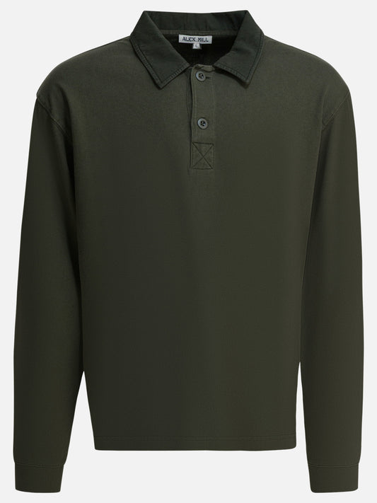 Alex Mill Cotton "Rugby" polo shirt Green

