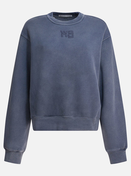 Felpe girocollo Logo  Blu - Alexander Wang Donna | VIETTI Online Store 
