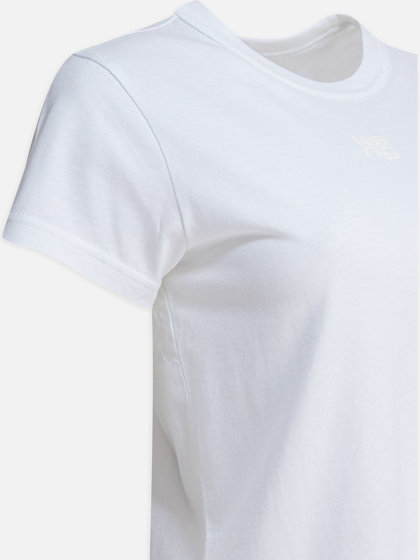 T-shirt girocollo Logo  Bianco - Alexander Wang Donna | PDP | VIETTI Online Store | Zoom-Modal_4
