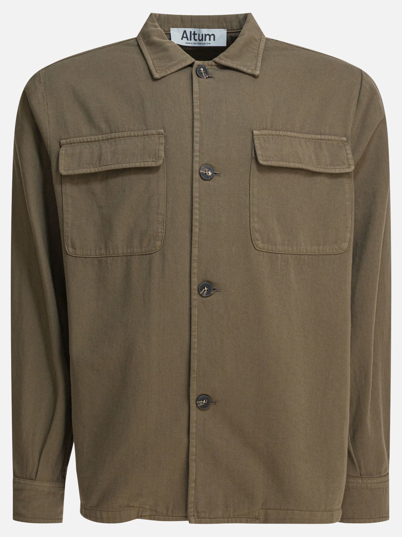 Giacche overshirt Solid colour  Verde - Altum Uomo | PDP | VIETTI Online Store | Zoom-Modal
