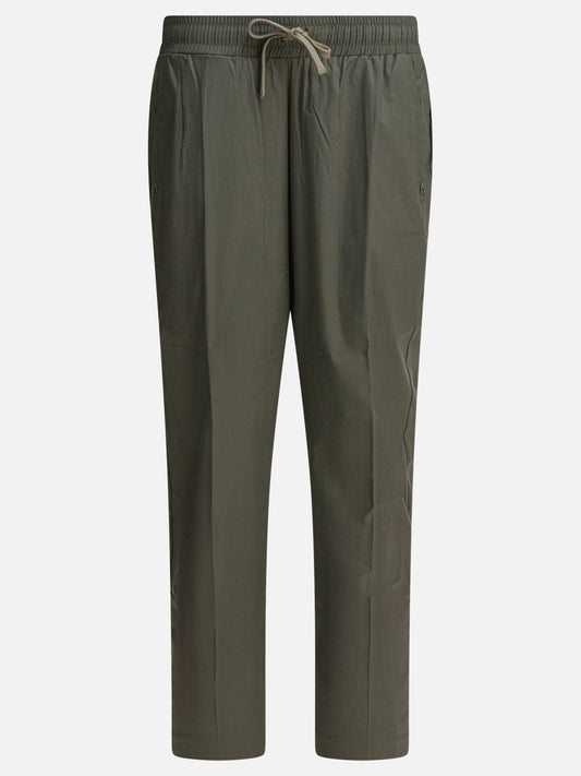Altum Pants with elastic waistband Green

