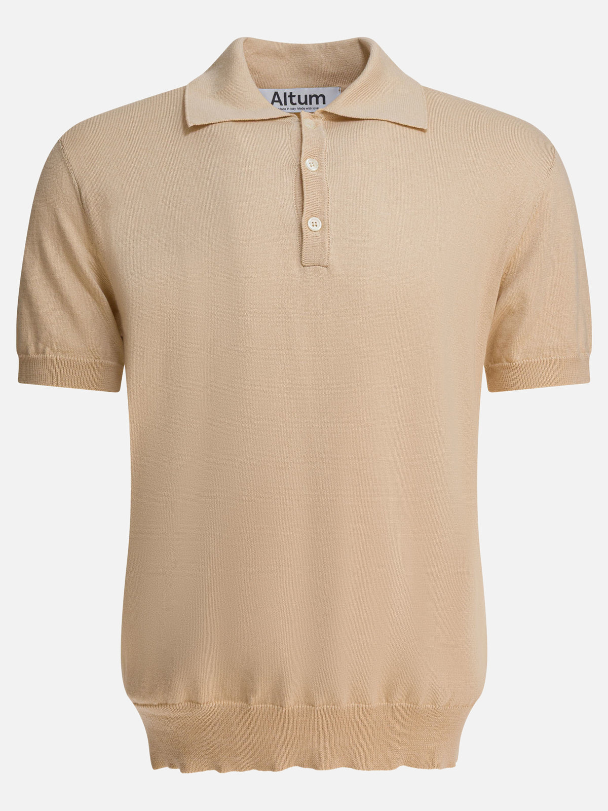 Altum Cotton polo shirt Beige