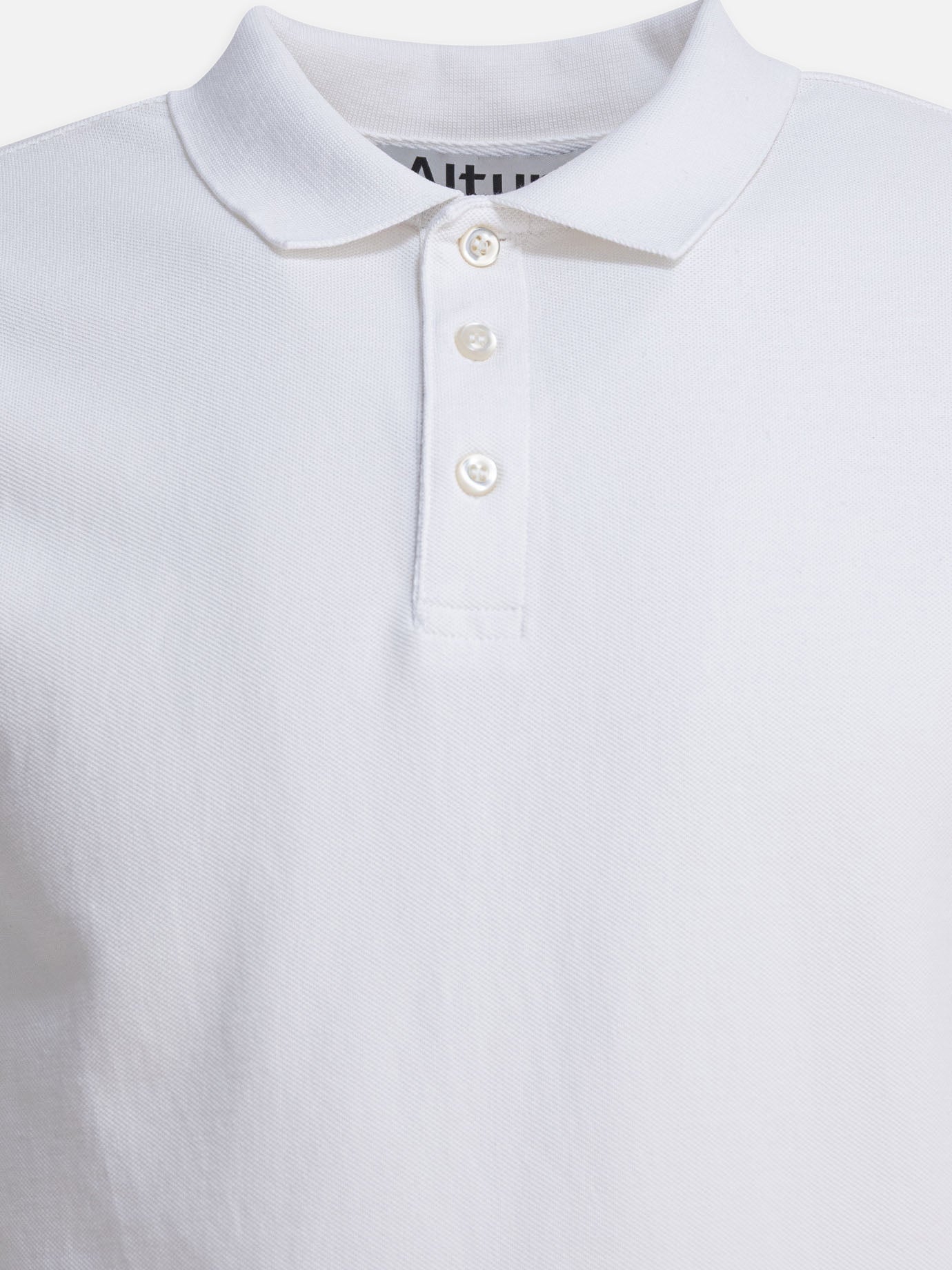 Polo shirts with buttons Solid colour  White - Altum Men | PDP | VIETTI Online Store | Zoom-Modal_3
