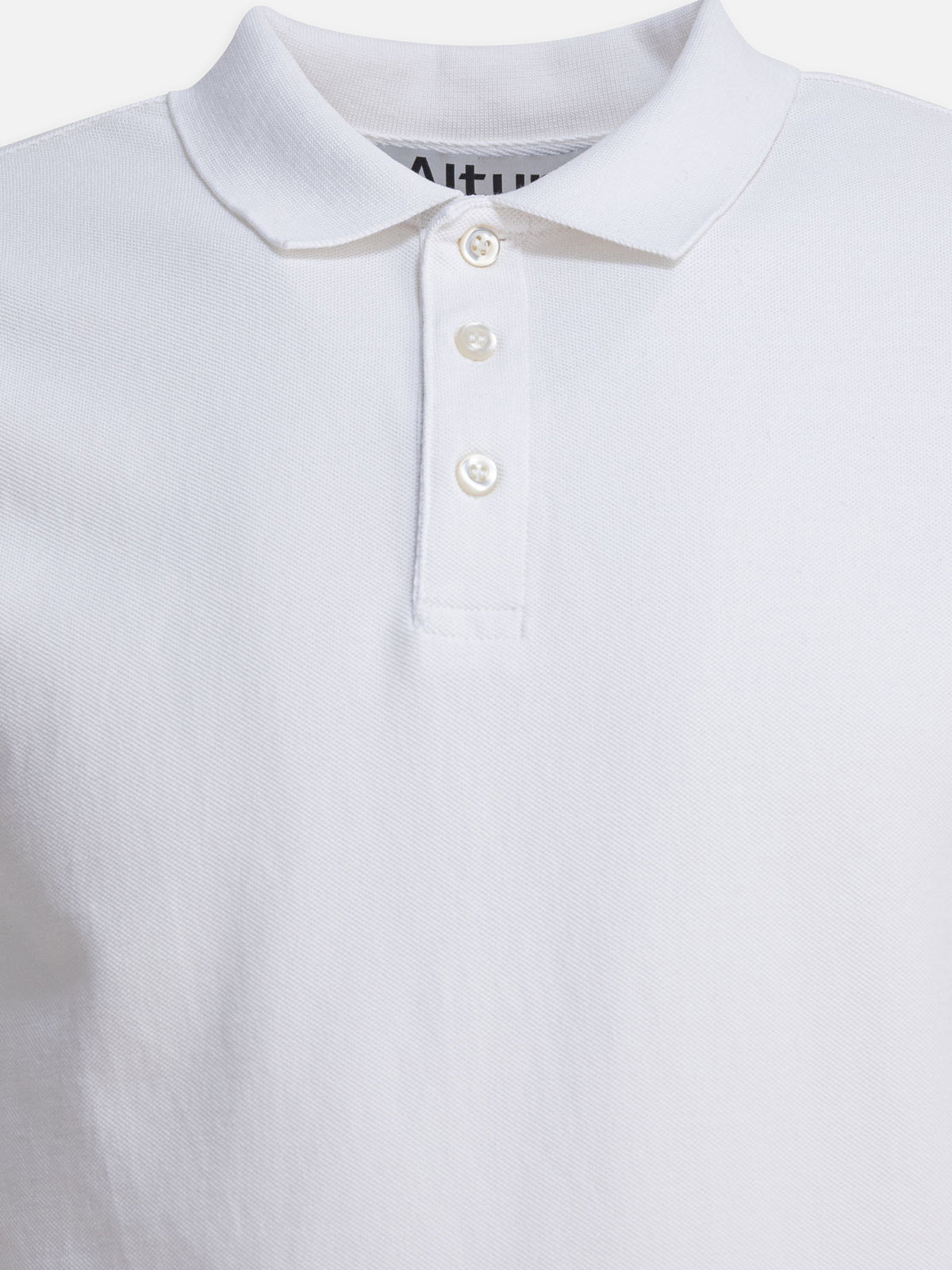 Altum Classic cotton polo shirt White
