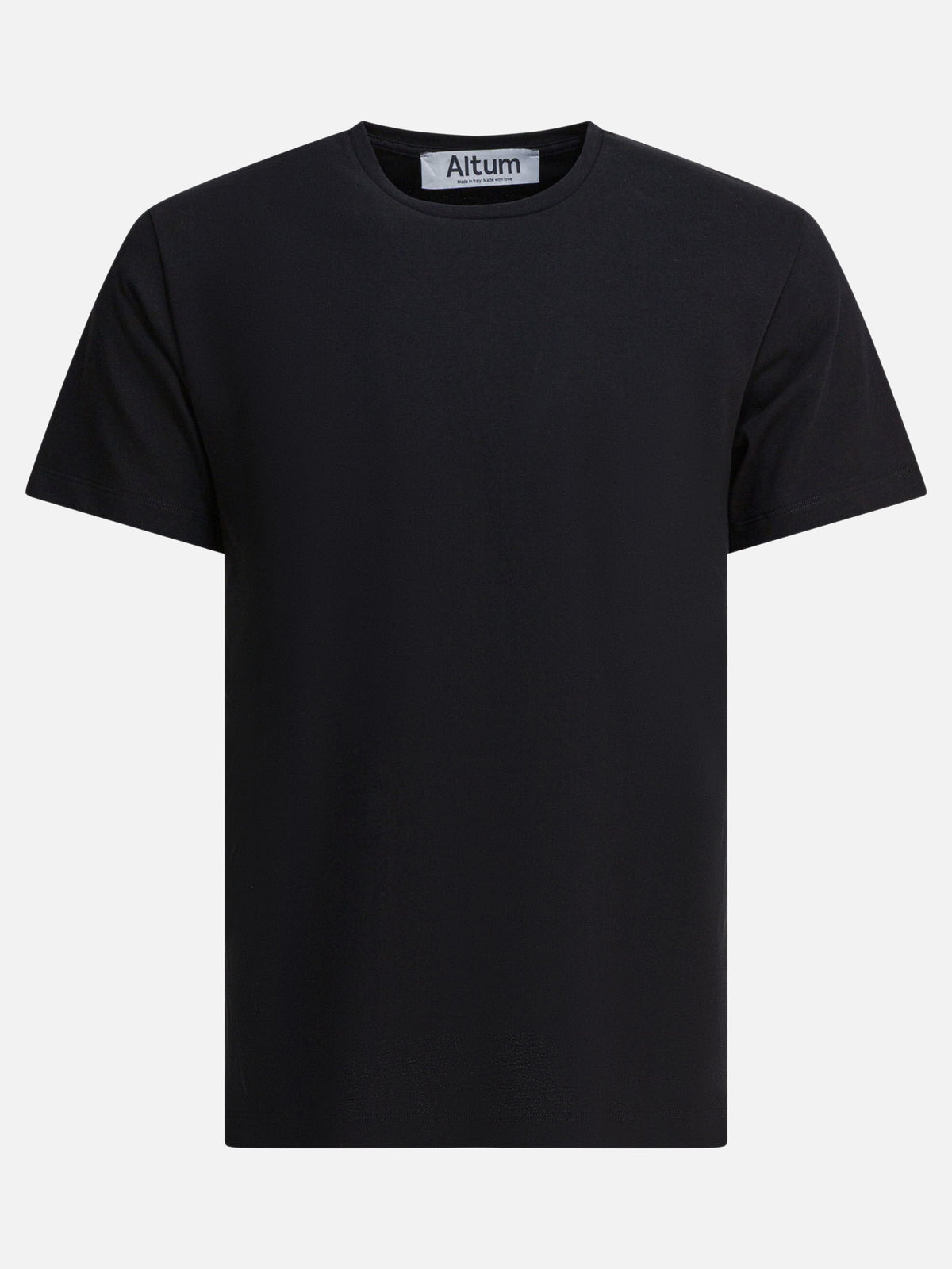 Altum Cotton crewneck t-shirt Black