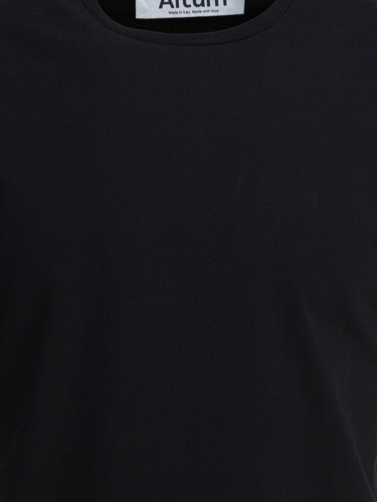 Altum Cotton crewneck t-shirt Black