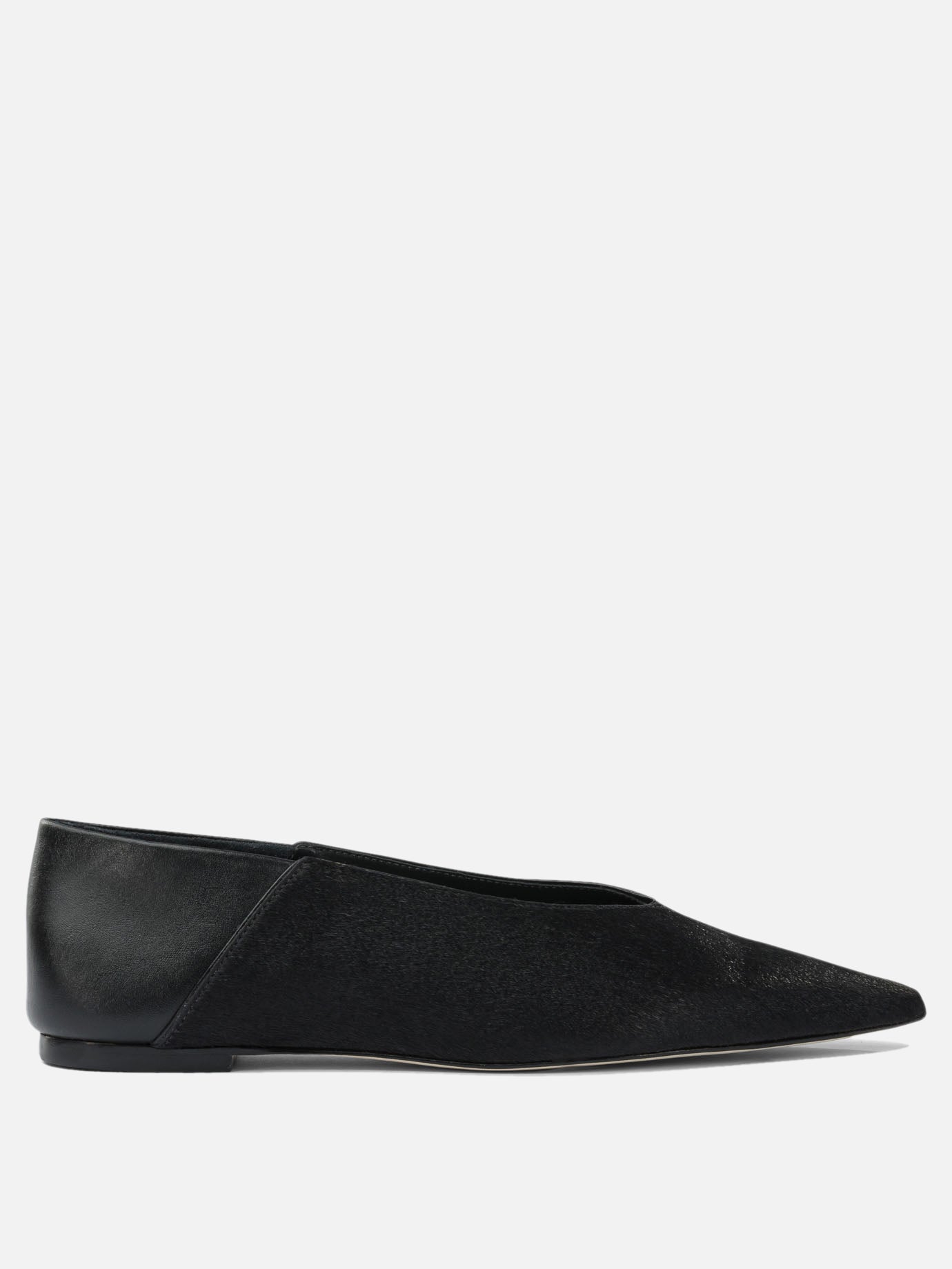Classic ballet flats 100% calf leather - 100% leather  Black - Ammb Milano Women | PDP | VIETTI Online Store | thumbnail