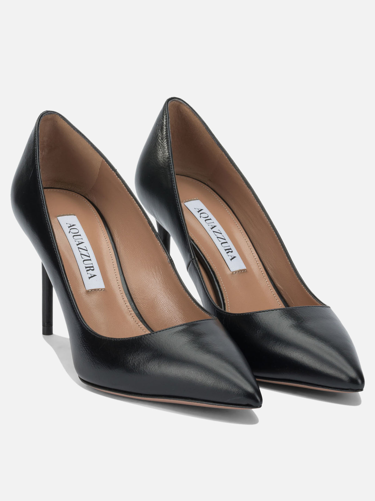 Aquazzura 85mm patent leather pumps Black