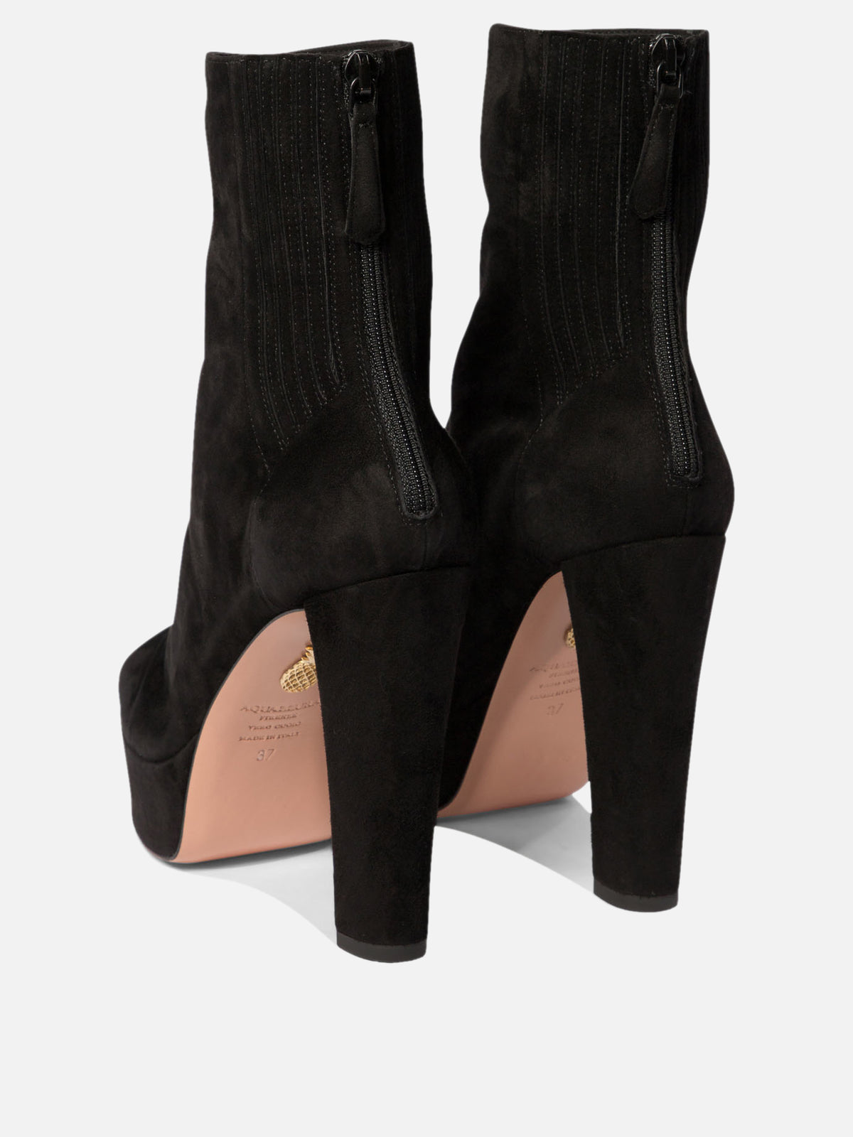 Aquazzura "Saint Honore 120 mm" Ankle boots Black - VIETTI