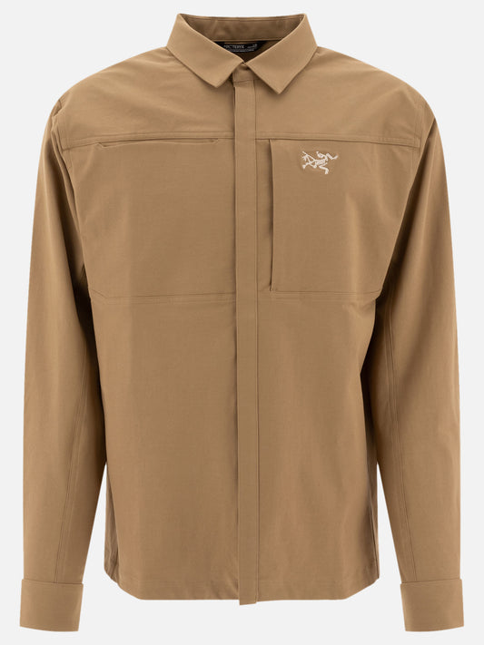 61% cotton 29% nylon 10% elastane Tinta unita  Brown - Arc'teryx Men | PLP | VIETTI Online Store 
