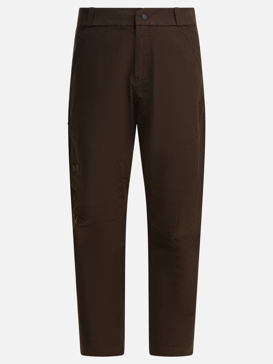 Technical trousers Logo  Brown - Arc'teryx Men | PDP | VIETTI Online Store 
