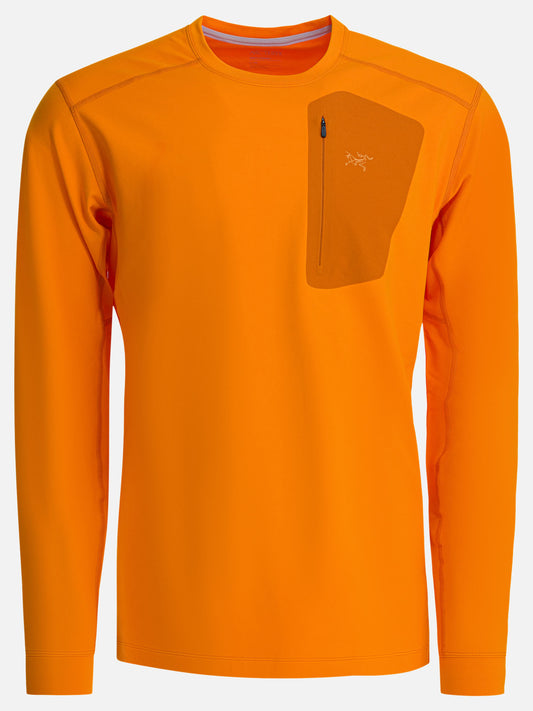 T-shirt girocollo Solid colour  Arancione - Arc'teryx Uomo | VIETTI Online Store 
