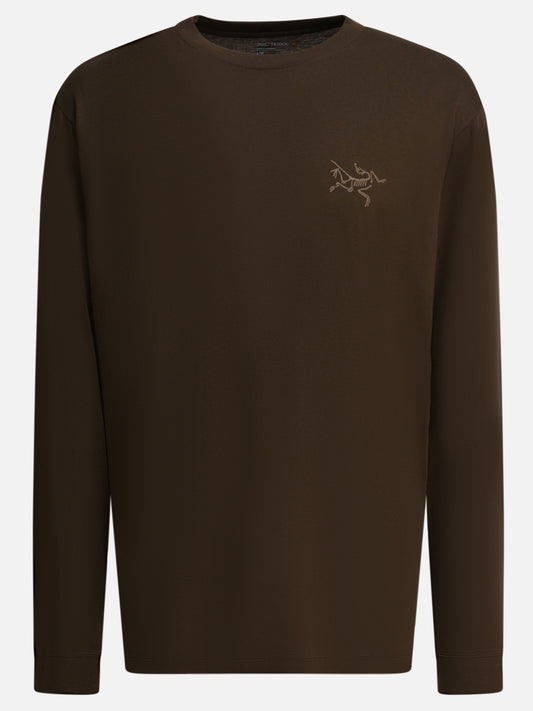 Arc'teryx "Kragg SL" crewneck t-shirt Brown


