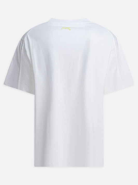 Arc'teryx "Kragg Cotton Lithographica SS" crewneck T-shirt White


