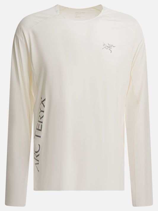 Arc'teryx "Norvan Downword Logo LS" T-shirt White

