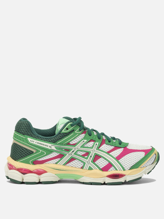 Low top sneakers 100% synthetic leather - 100% rubber  Green - Asics Men | VIETTI Online Store 
