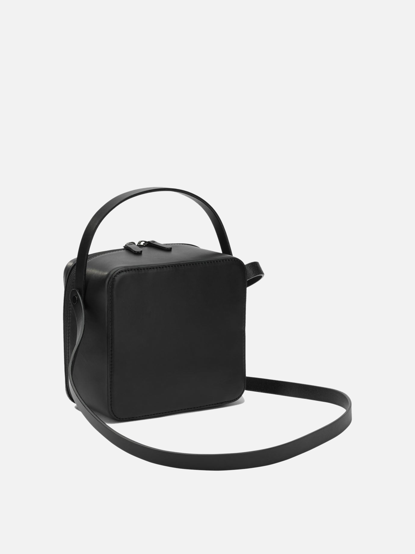 Auralee Leather crossbody bag Black - Women | VIETTI Online Store