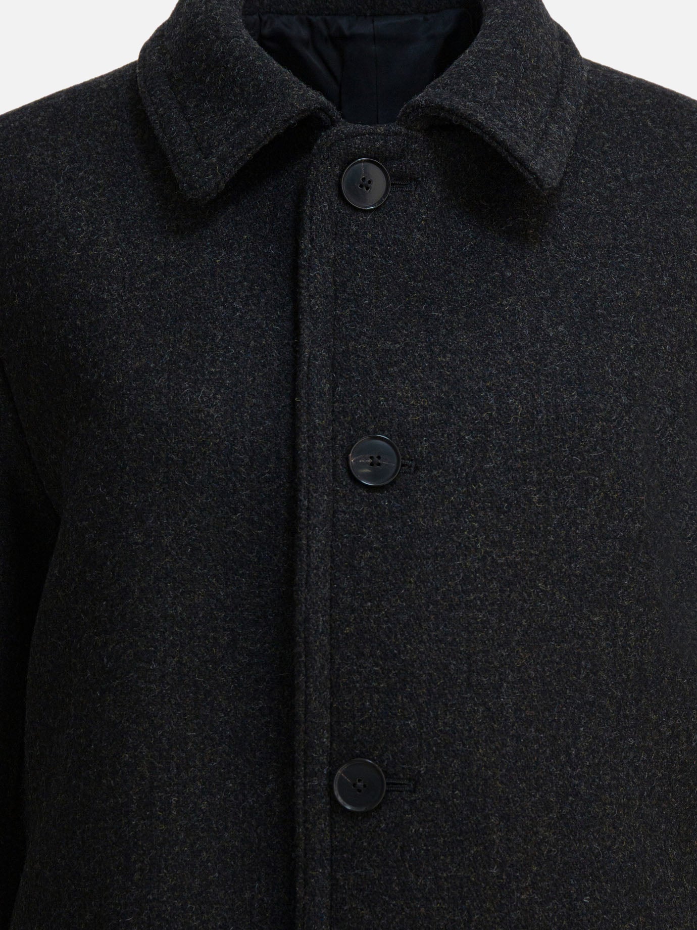 Auralee Wool coat A25AC02HD Grey - Men | VIETTI Shop – United