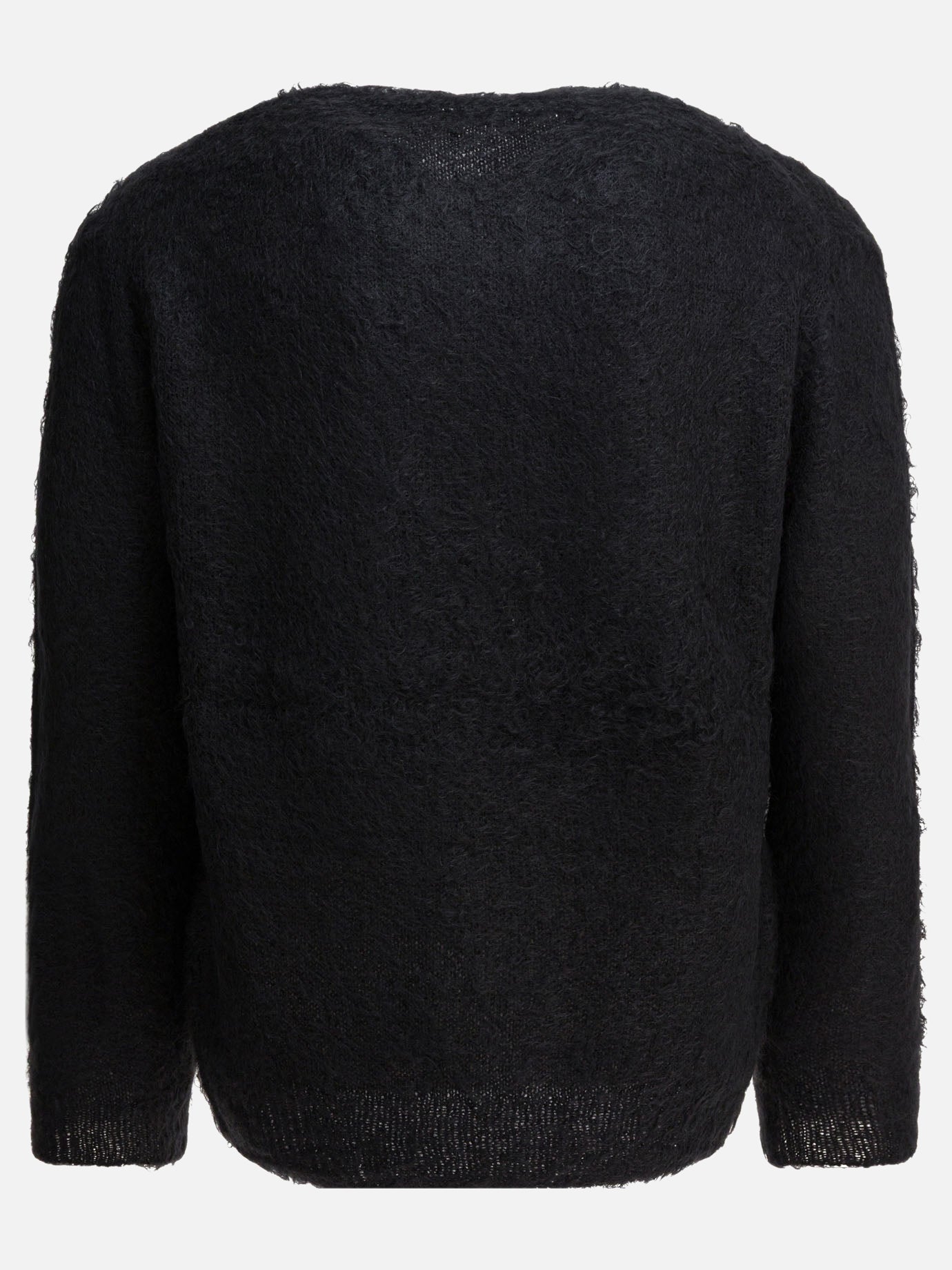 Crewneck sweaters Solid colour  Black - Auralee Men | PDP | VIETTI Online Store | Zoom-Modal_2
