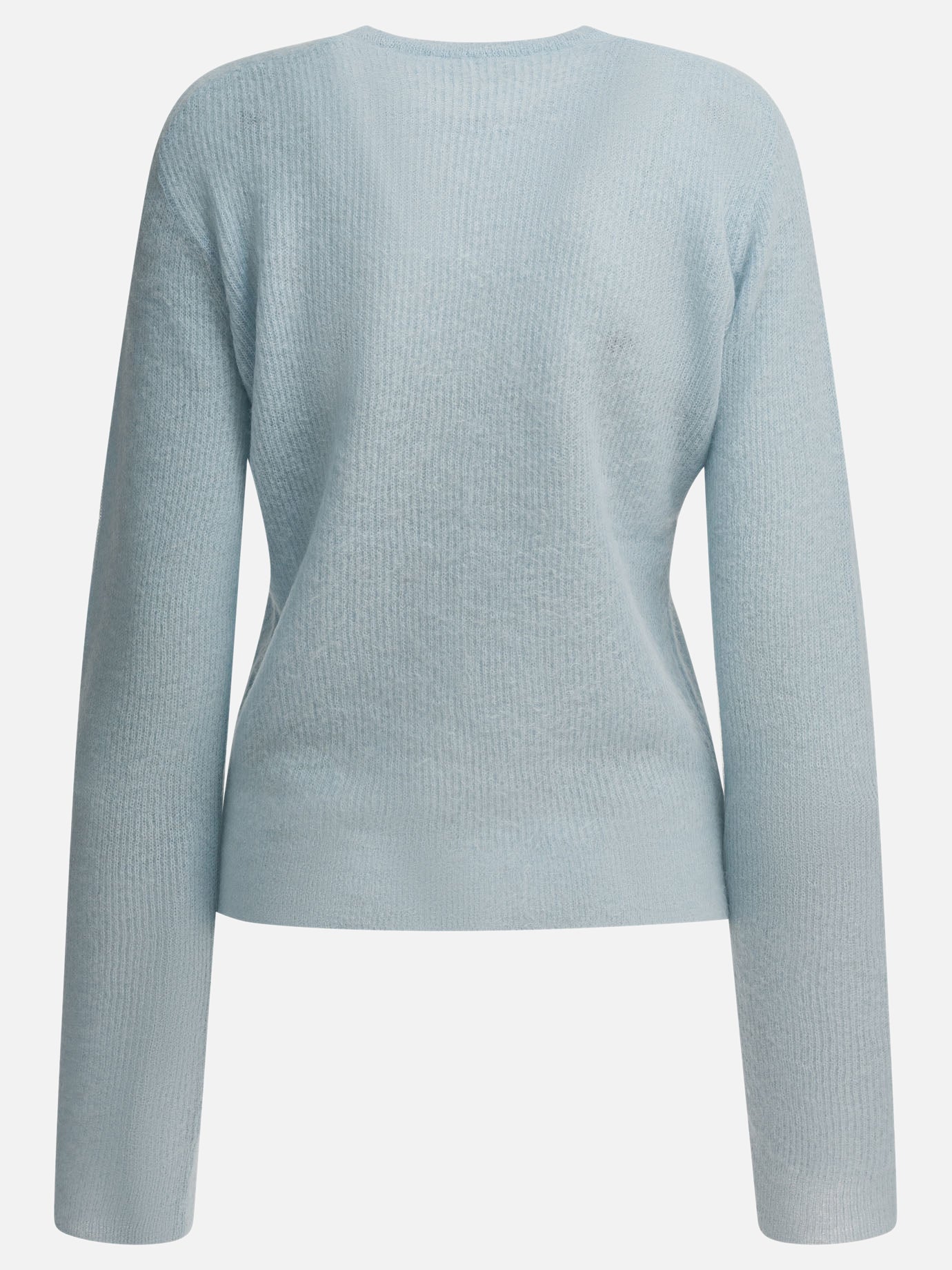 Crewneck sweaters Solid colour  Light blue - Auralee Women | PDP | VIETTI Online Store | Zoom-Modal_2
