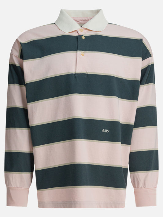 Polo con bottoni Striped  Rosa - Autry Uomo | VIETTI Online Store 
