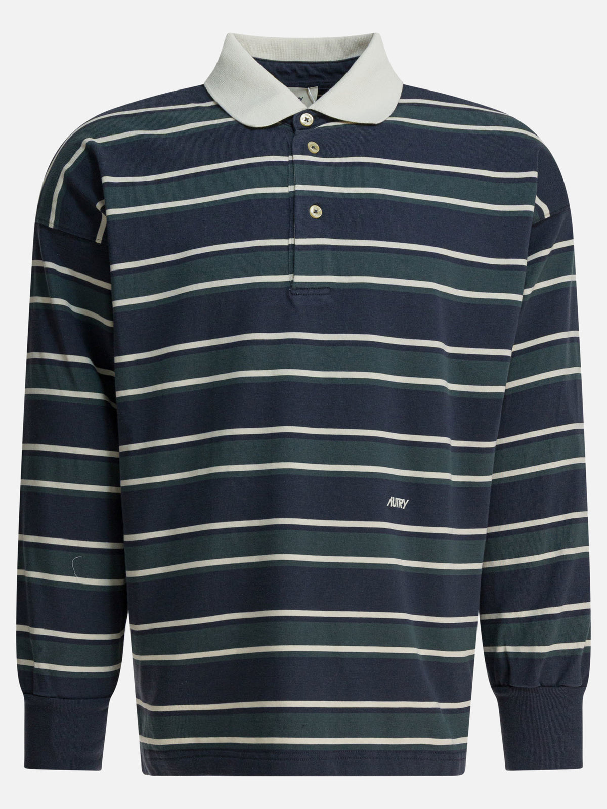 Autry "Rugby" cotton polo shirt Blue