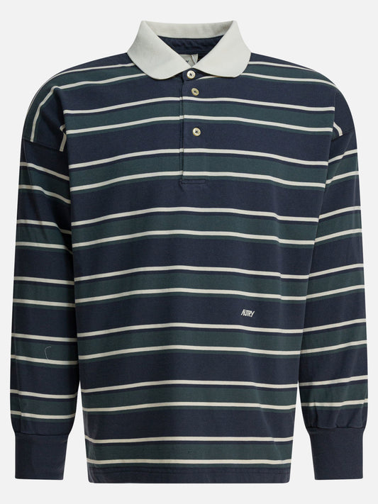 Autry "Rugby" cotton polo shirt Blue

