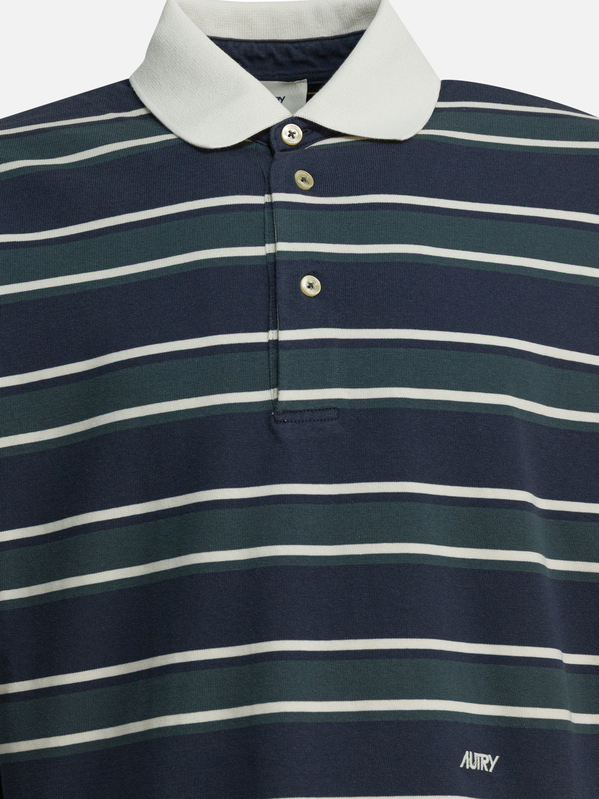 Autry "Rugby" cotton polo shirt Blue