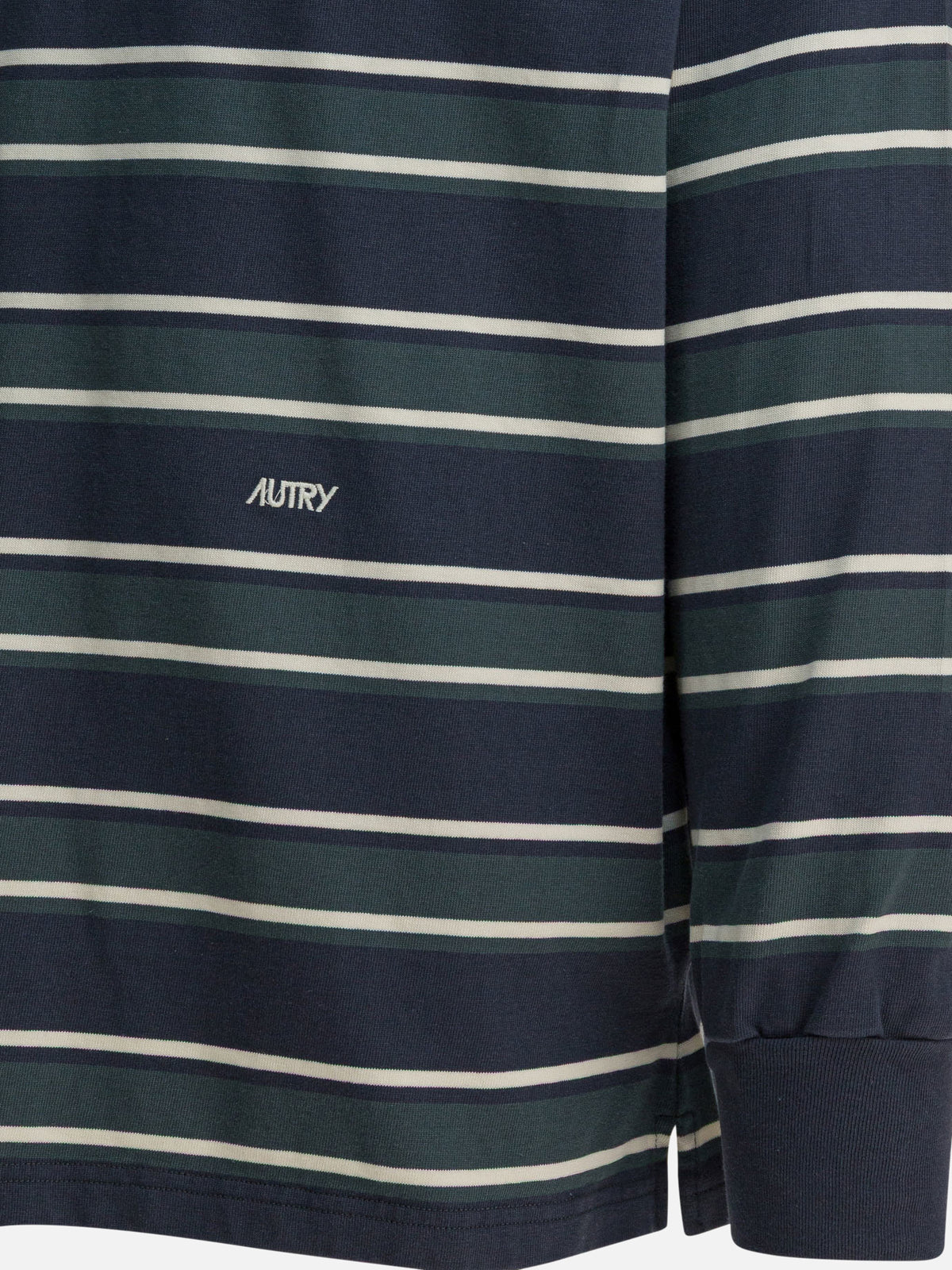 Autry "Rugby" cotton polo shirt Blue - VIETTI